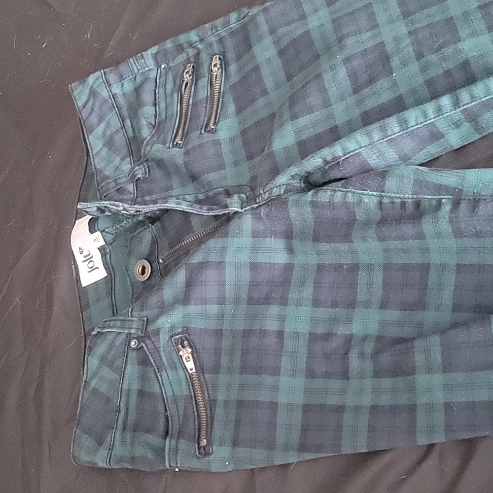 Jolt Checkered Crop Pant